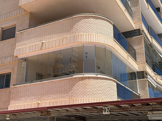 Vitrage du balcon à Calpe